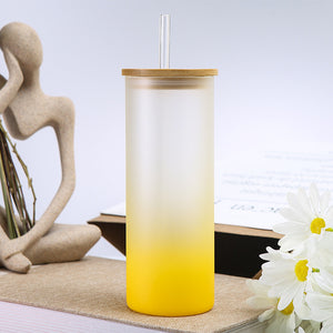 Sublimation Blank Straight Glass Tumbler